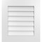 Ekena Millwork Vertical Surface Mount PVC Gable Vent: Non-Functional, w/ 3-1/2"W x 1"P Standard Frame, 22"W x 24"H GVPVE22X2401SN - alternate 1